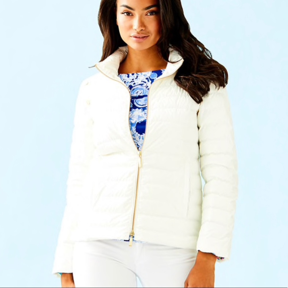 Lily Pulitzer Reversible Puffer Coat